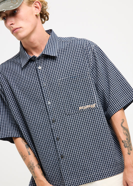 Litotes Short Sleeve Shirt NAVY