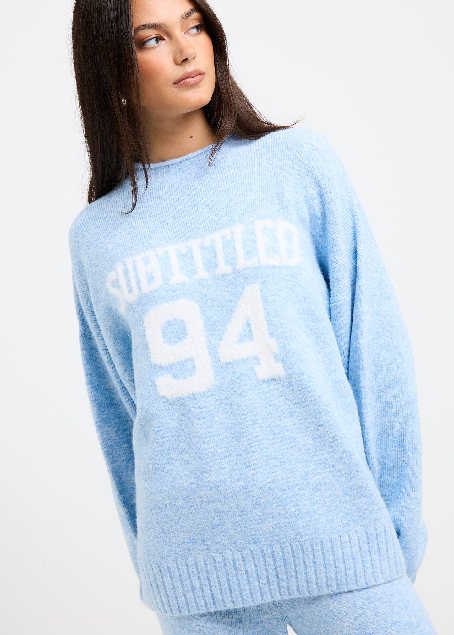 Kim Knit Oversized Crew Neck Jumper