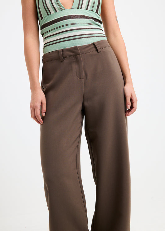 Aubrey Mid Straight Pants PEAT
