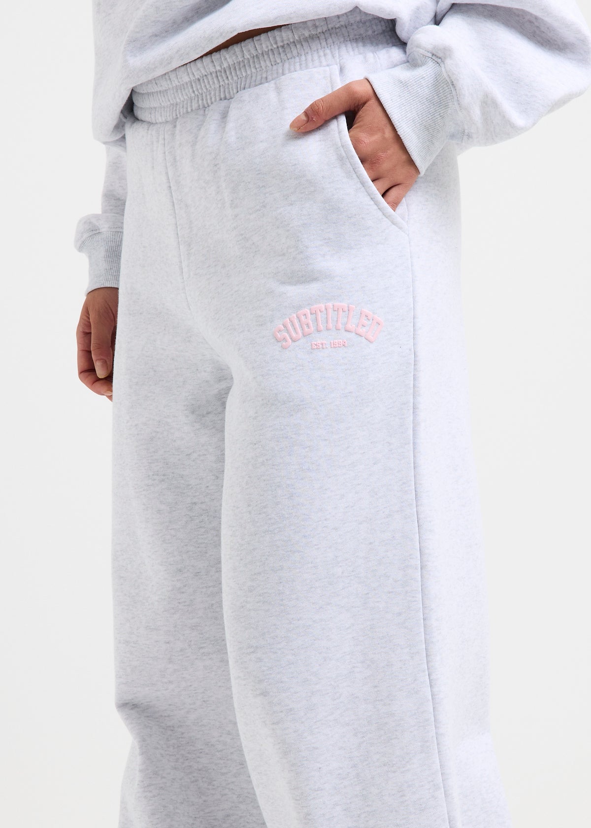 Manola Toggle Fleece Pants ECRU MARLE