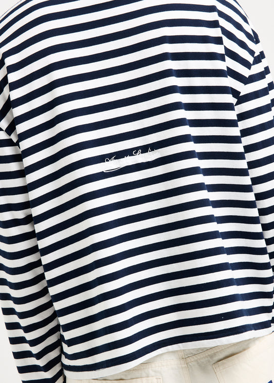 Line Long Sleeve Shirt NAVY