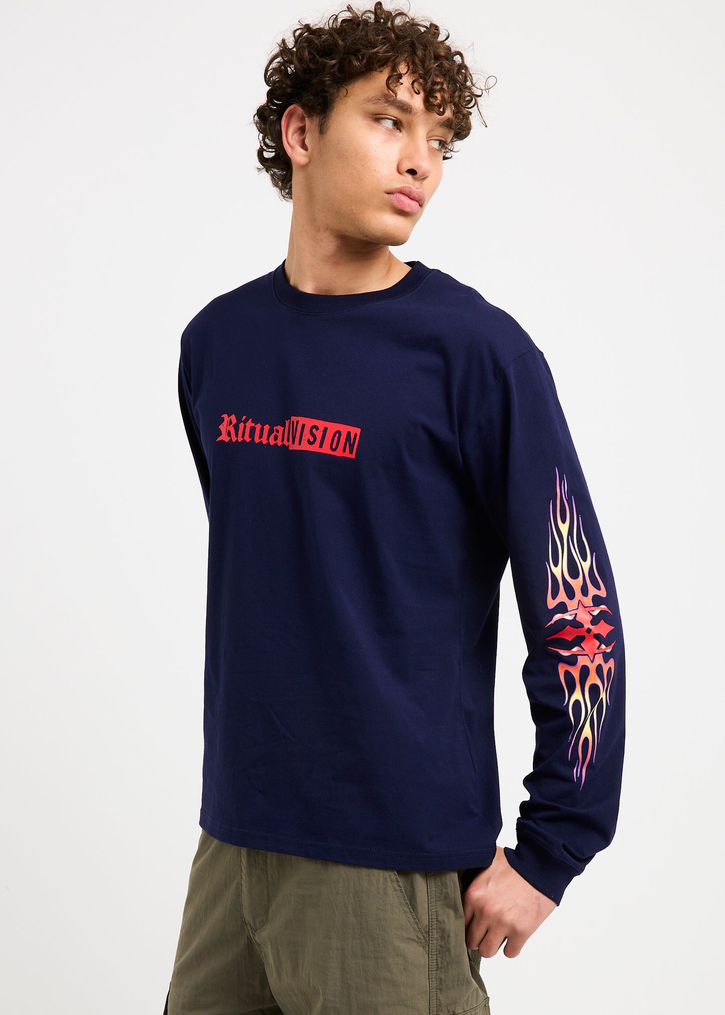 Flame Long Sleeve Tee
