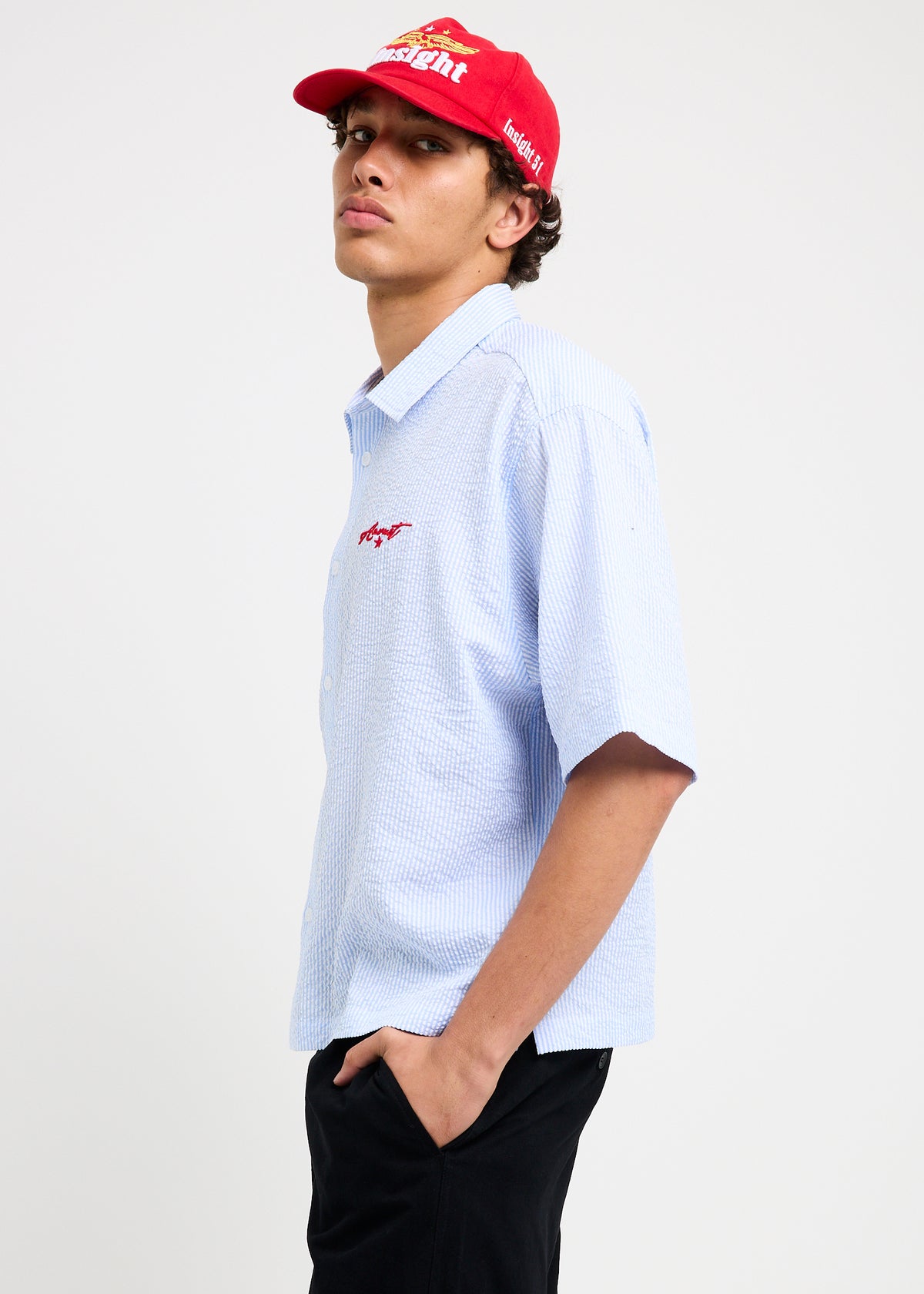 Pier Short Sleeve Shirt BLUE