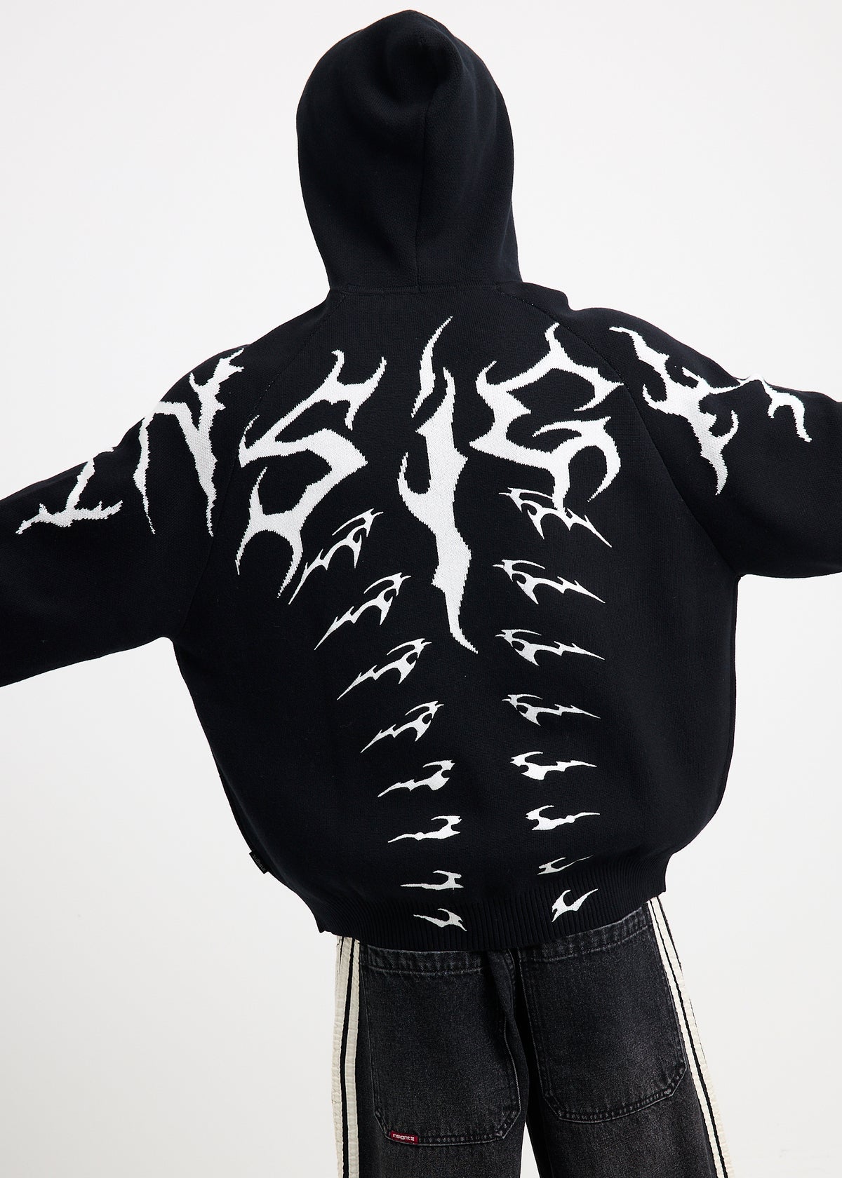 Neural Knitted Hoodie BLACK