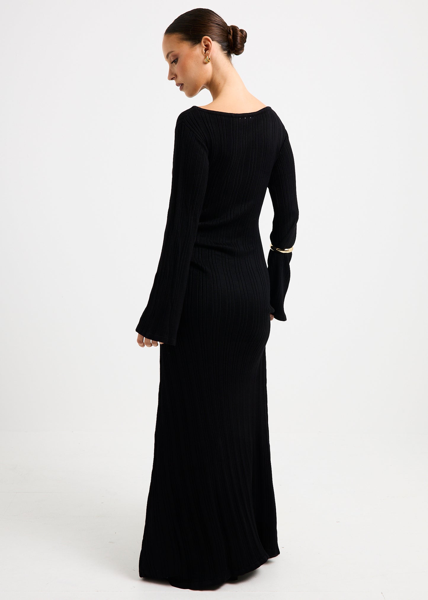 Peyton Off Shoulder Knit Maxi Dress