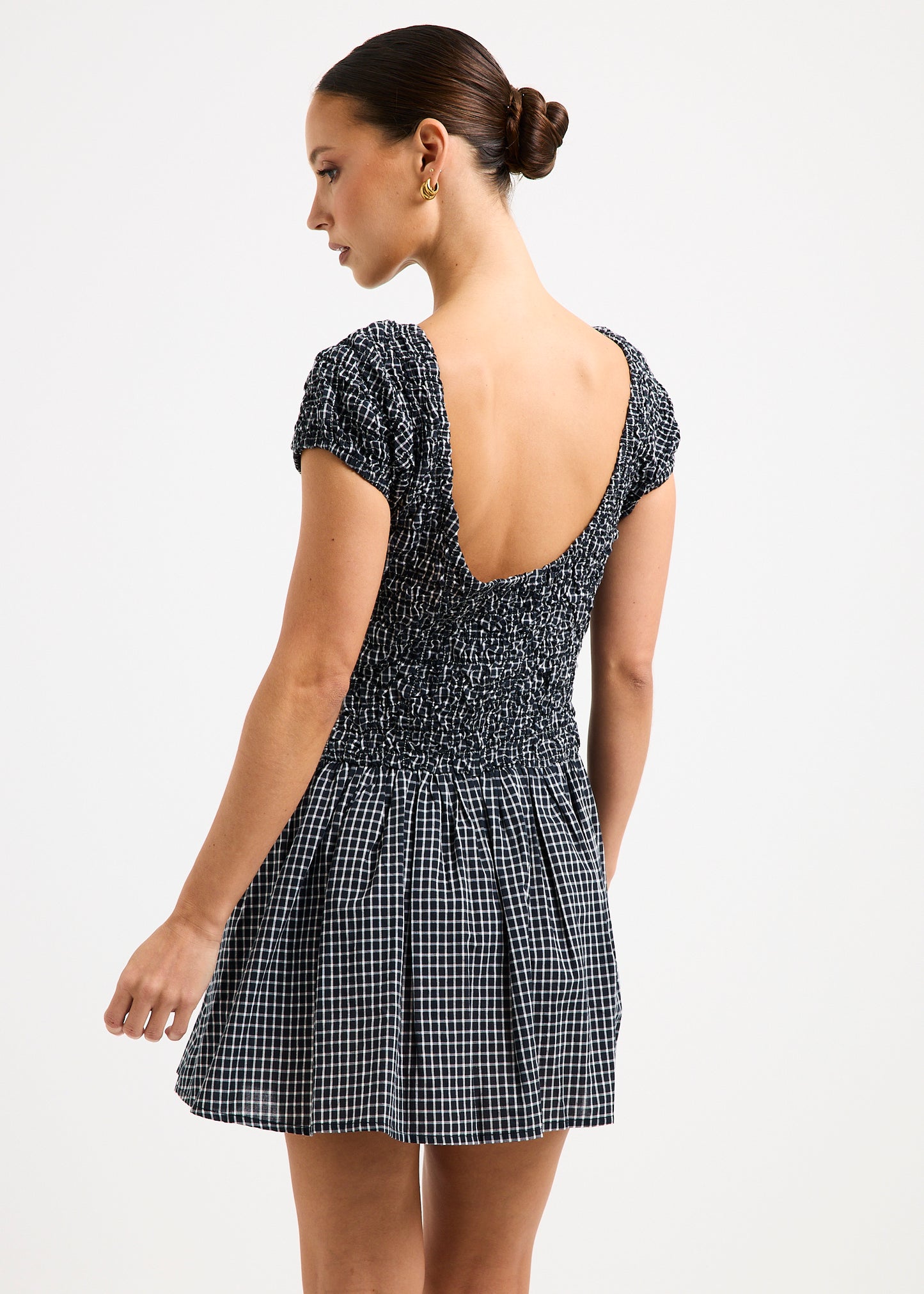 Adari Smocked Mini Dress
