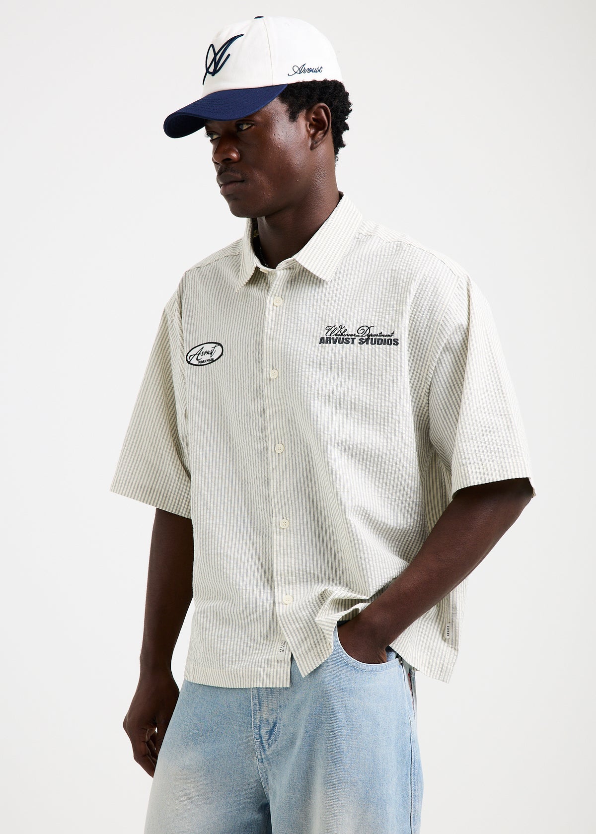 Jetty Short Sleeve Shirt WHITE