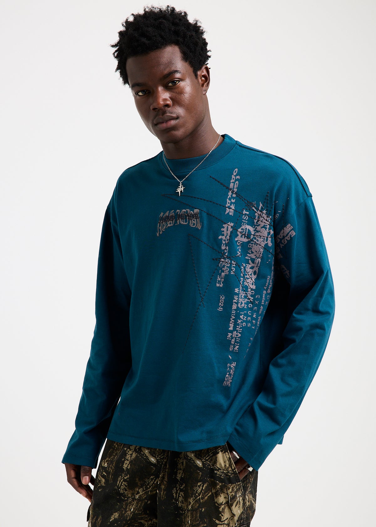 Hotashe Long Sleeve Tee NAVY