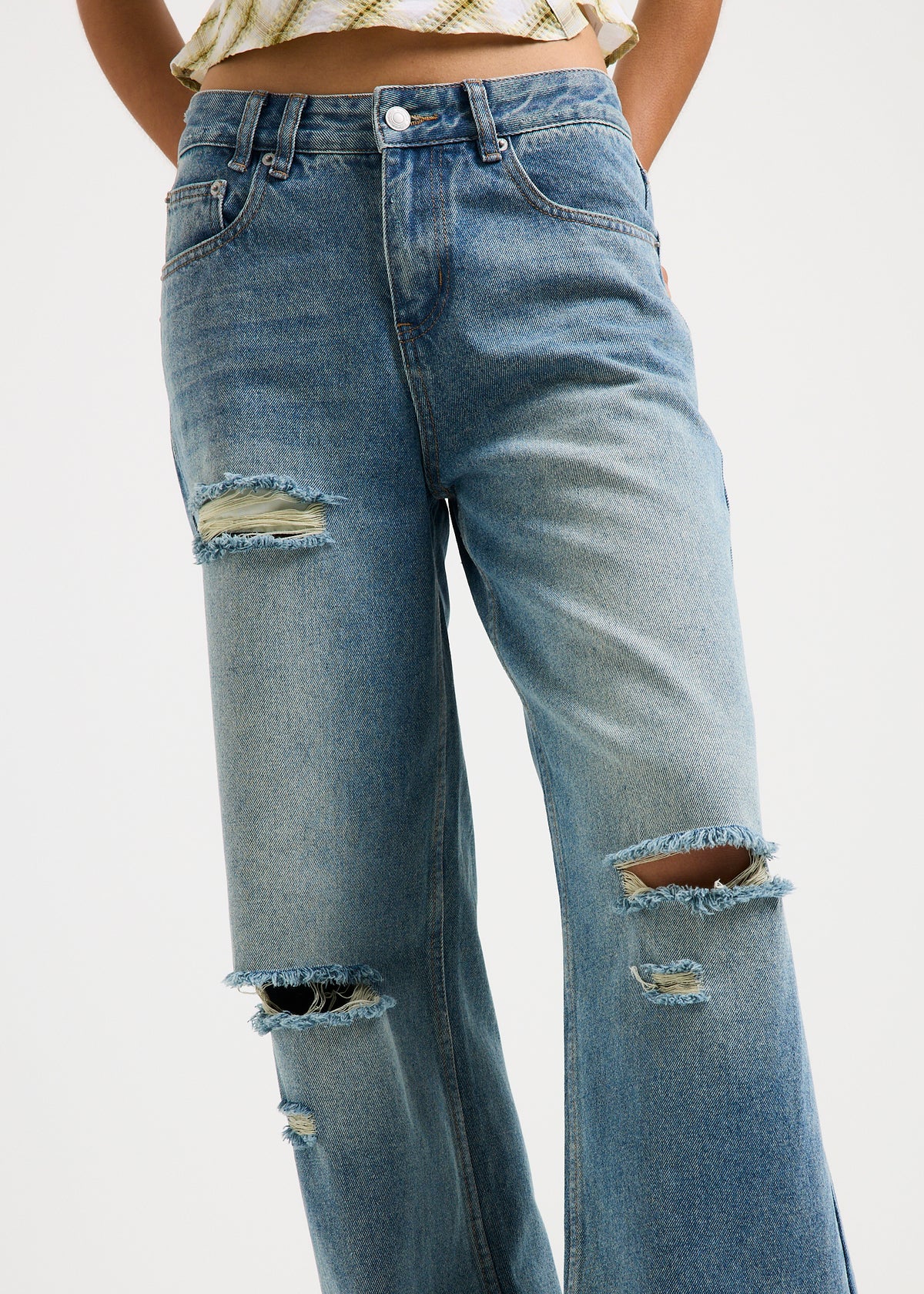 Dina Straight Decon Denim Jeans