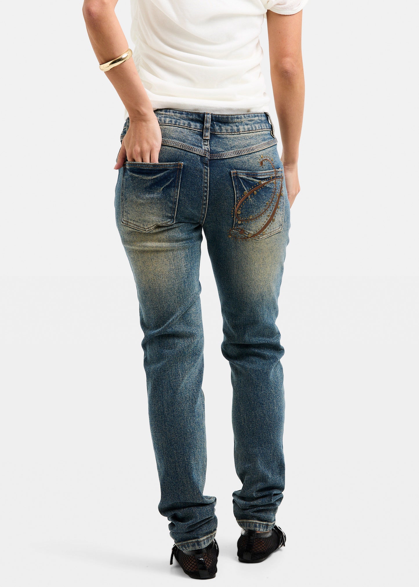 Constance Low Rise Skinny Denim Jeans