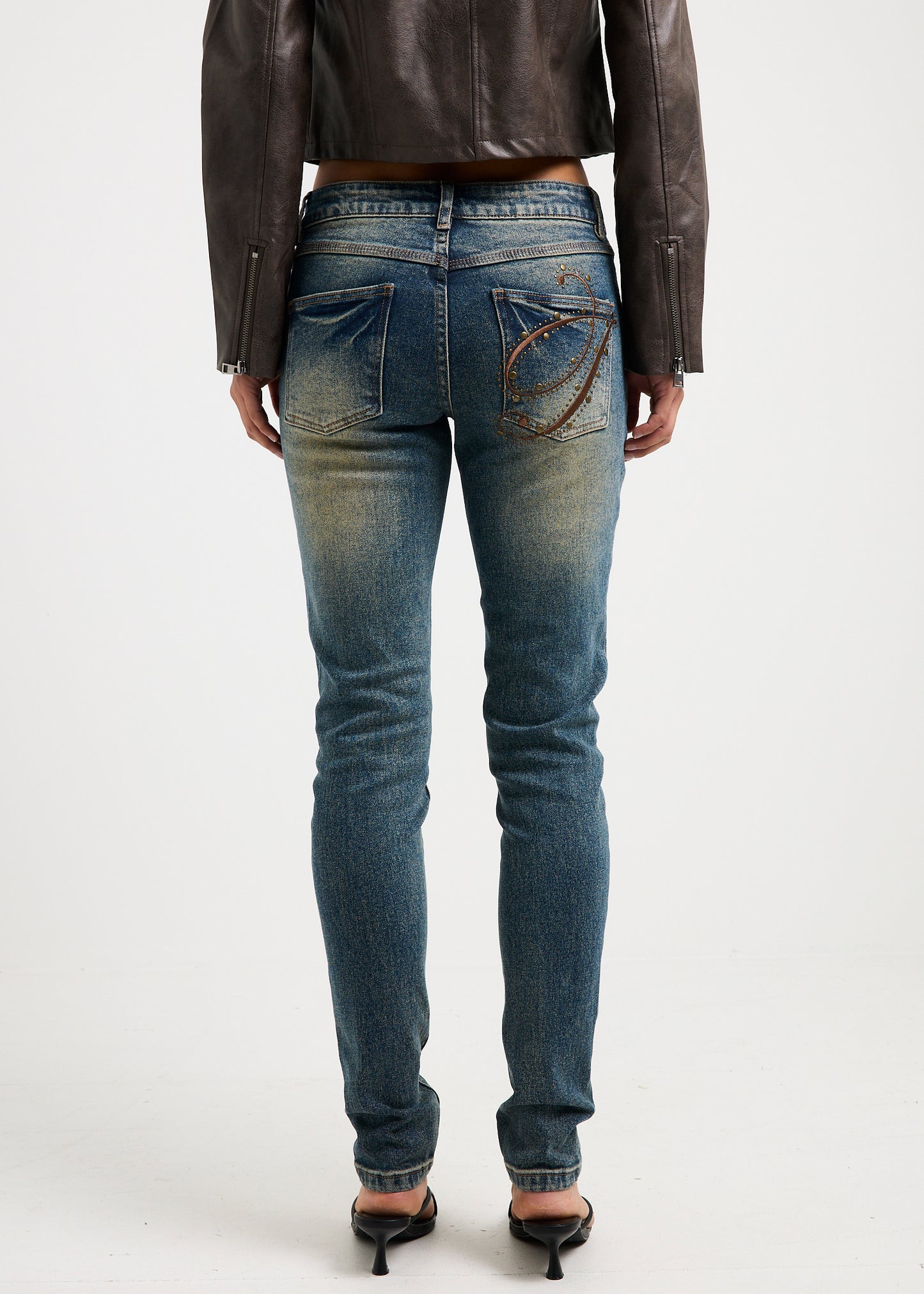 Constance Low Rise Skinny Denim Jeans