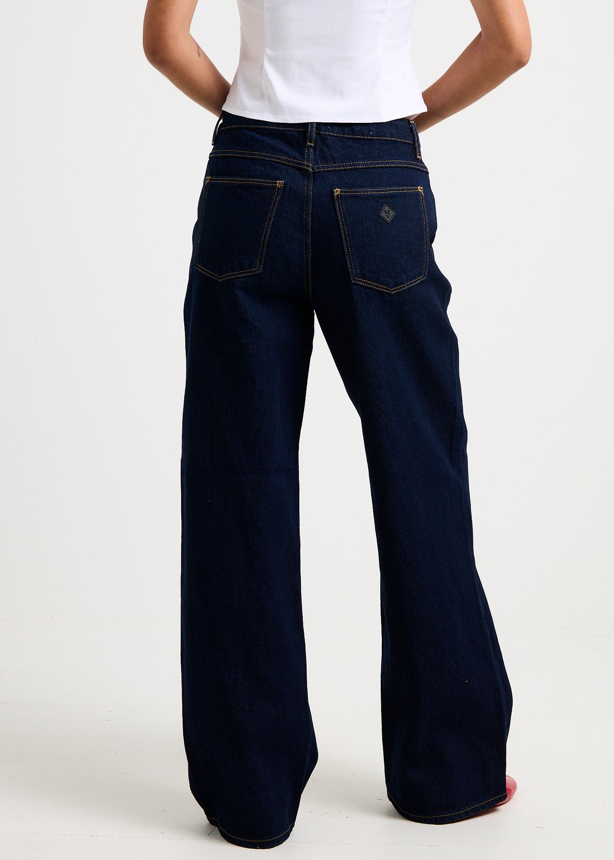 95 Mid Baggy Denim Jeans RINSE DENIM