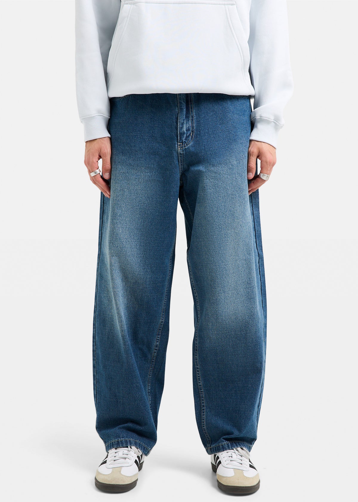 Voltage Baggy Denim Jeans SLUB GARAGE BLUE