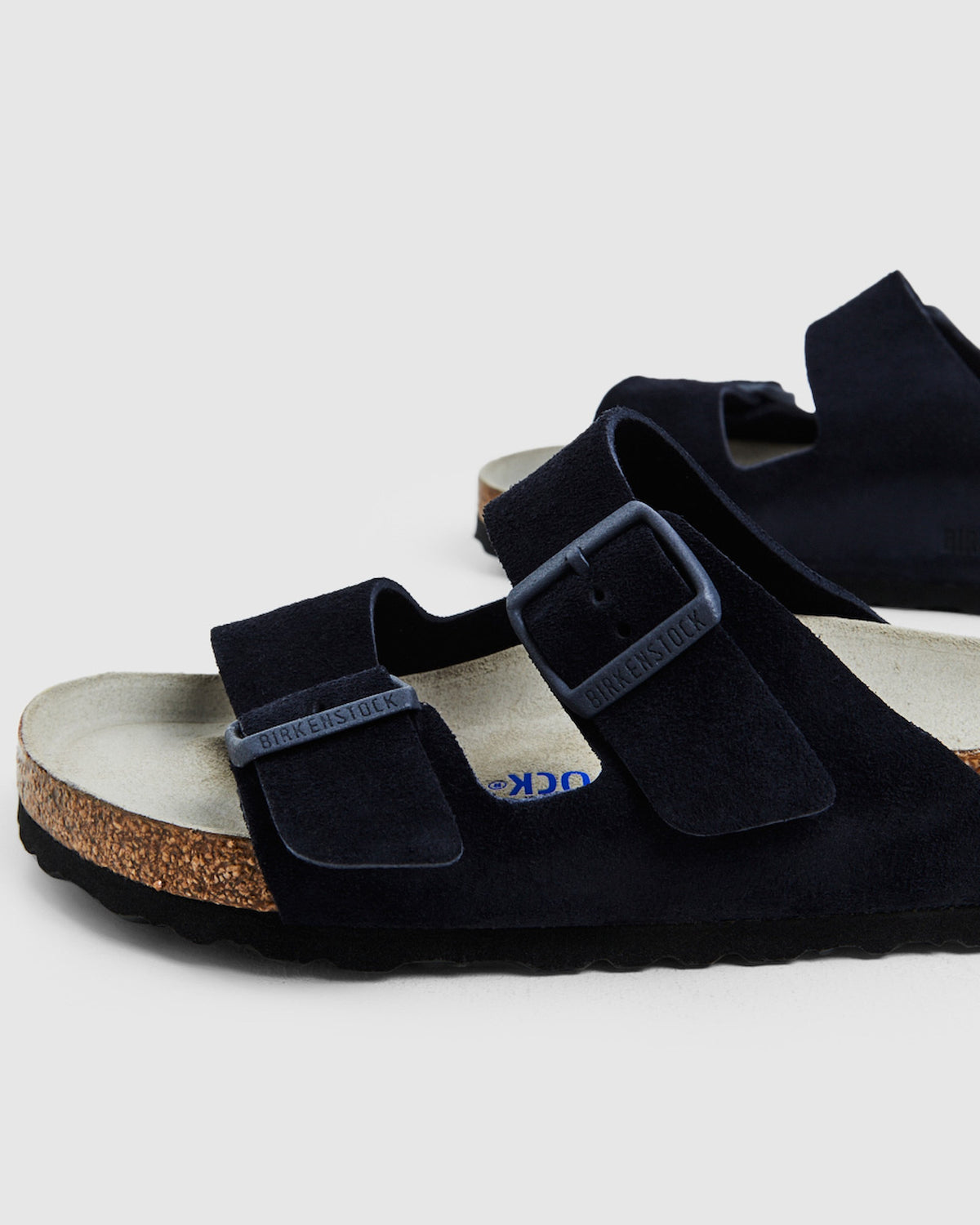 Arizona Regular Suede Leather Sandals Midnight Navy NAVY