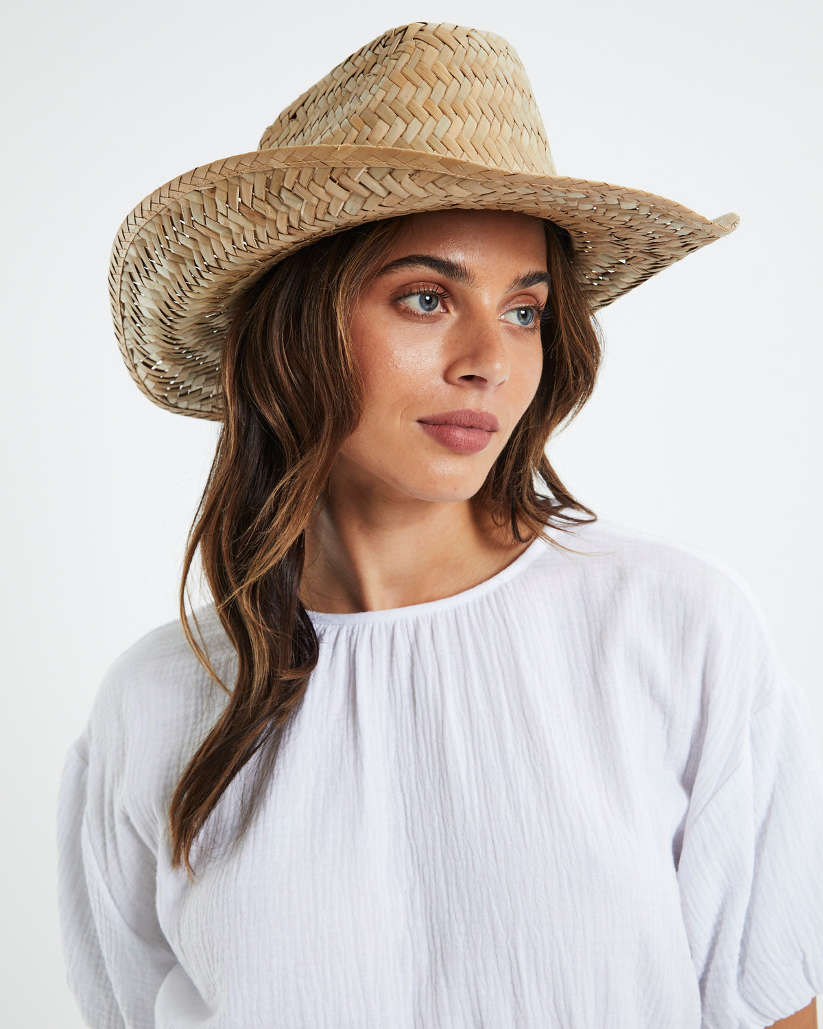 Houston Straw Cowboy Hat Natural NATURAL
