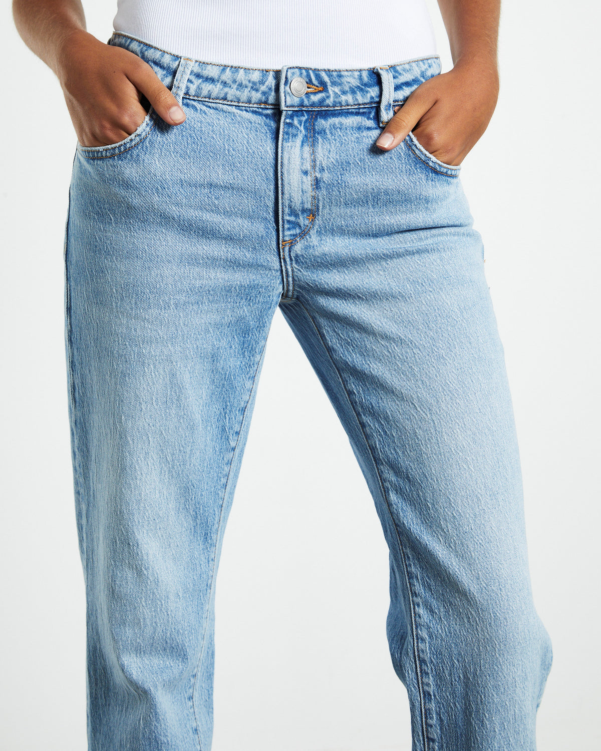 Mia Low Rise Straight Denim Jeans Jemima DENIM
