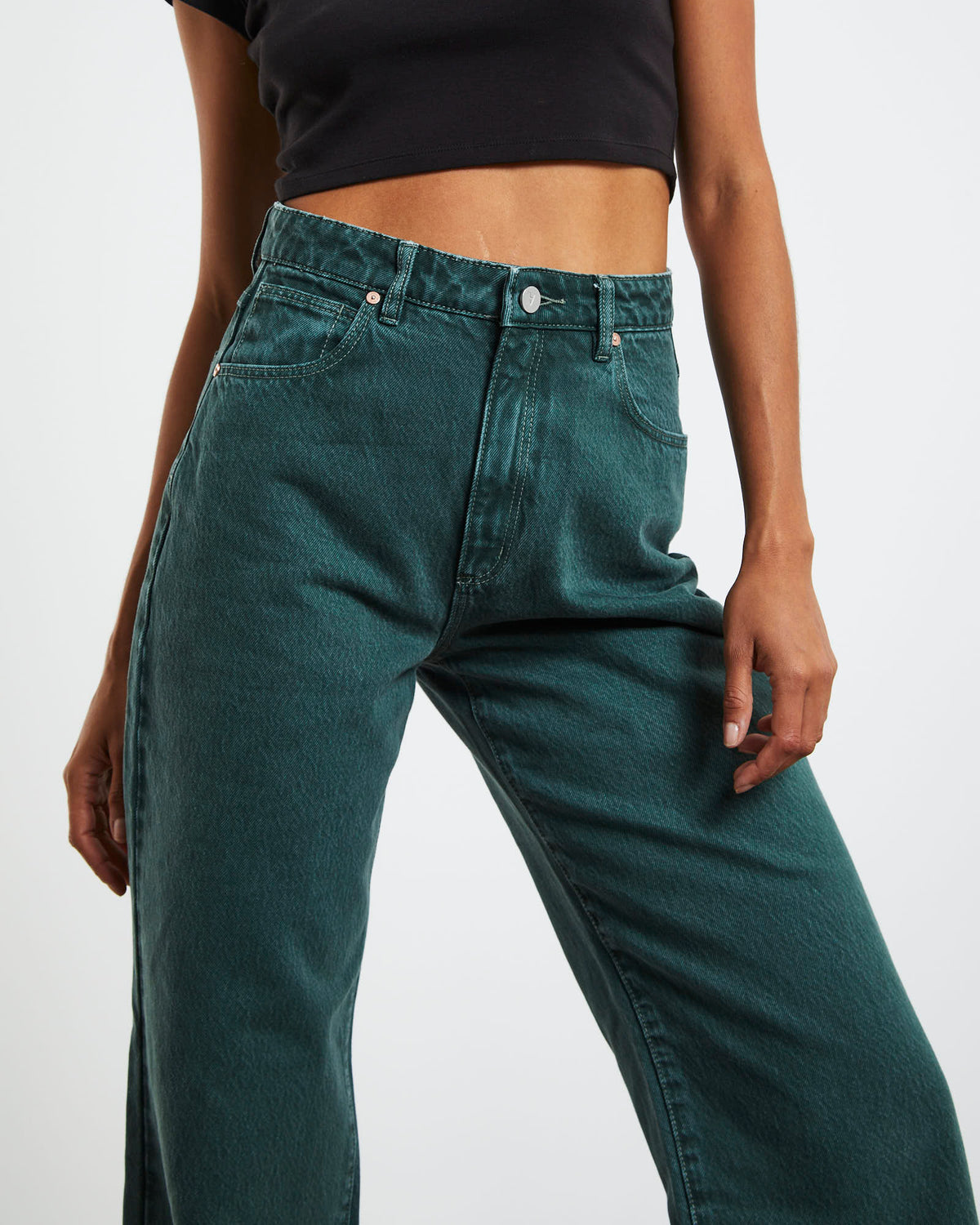 A Carrie Jeans 90's Green 90'S GREEN