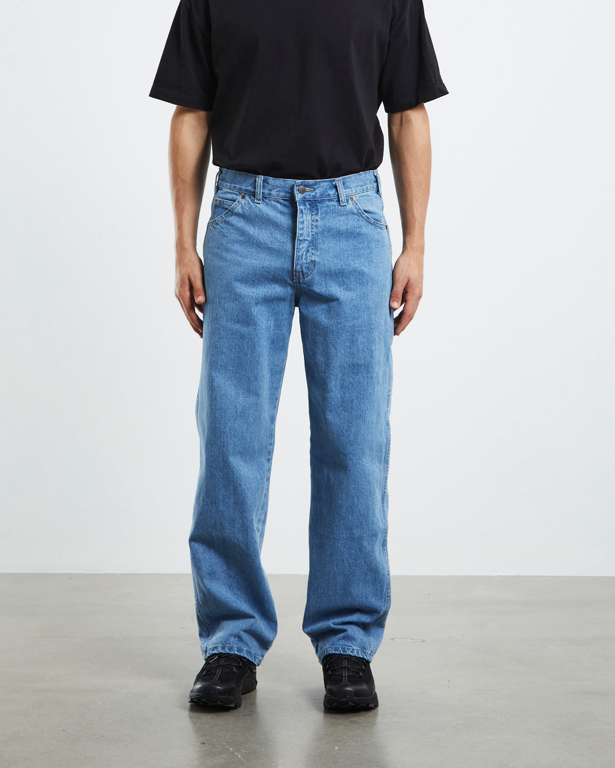 13293 Relaxed 5 Pocket Loose Denim Jeans DENIM