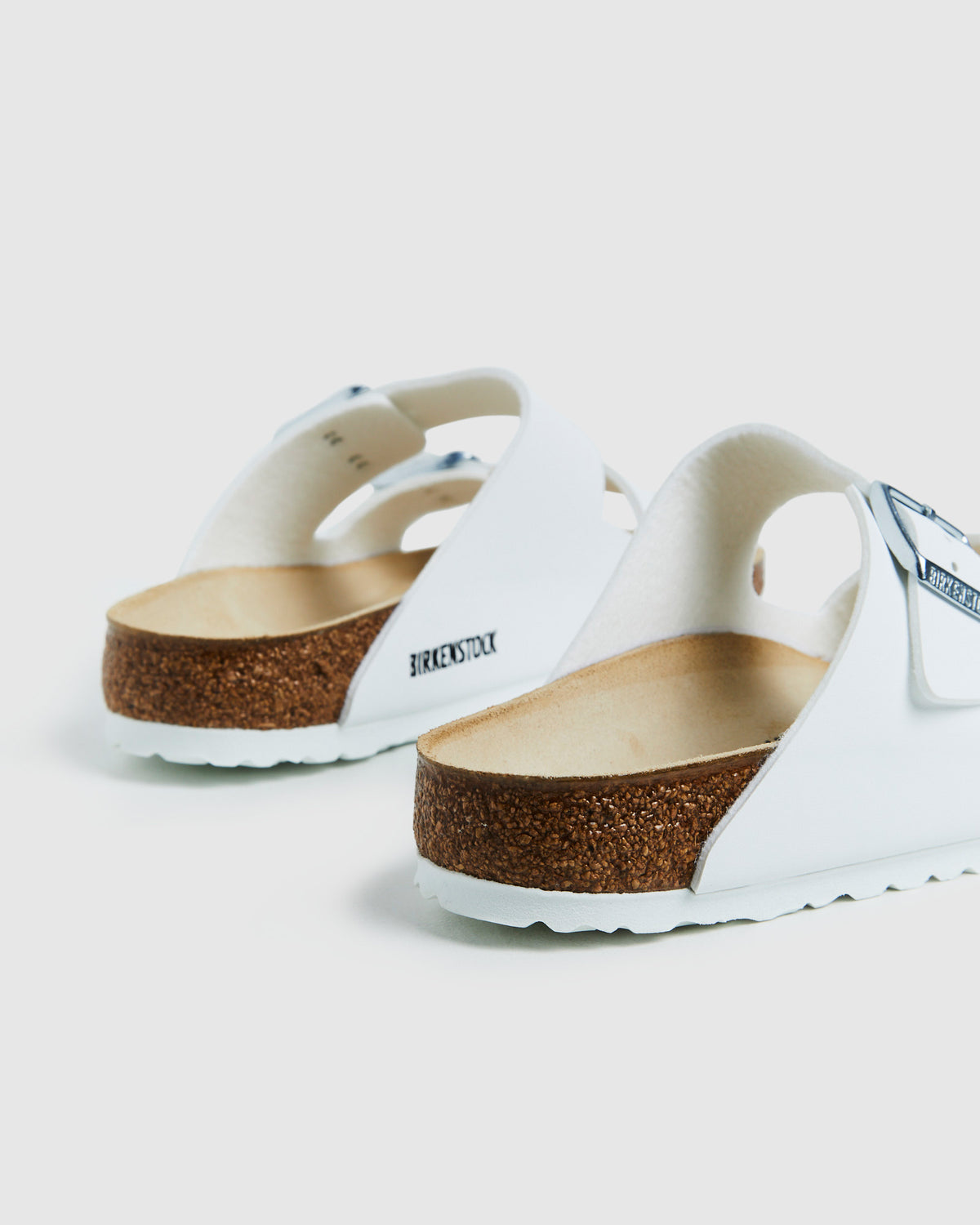 Arizona Soft Footbed Birko Flor Sandals White