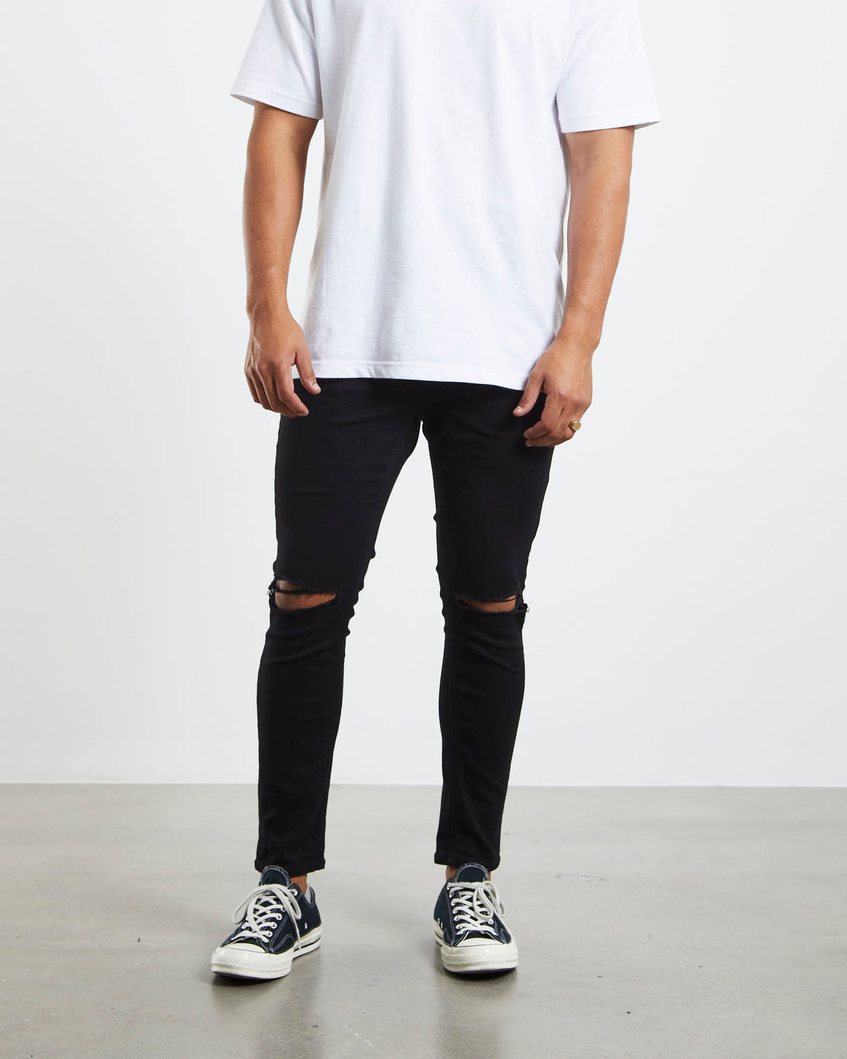 Z-Roller Skinny Denim Jeans Delta Destroy DENIM