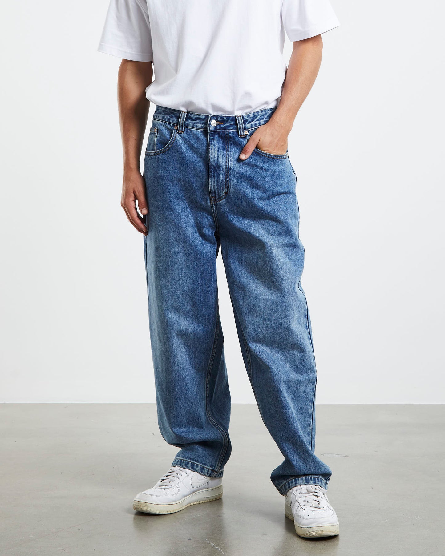 Wide Boy Jeans Salty Blue
