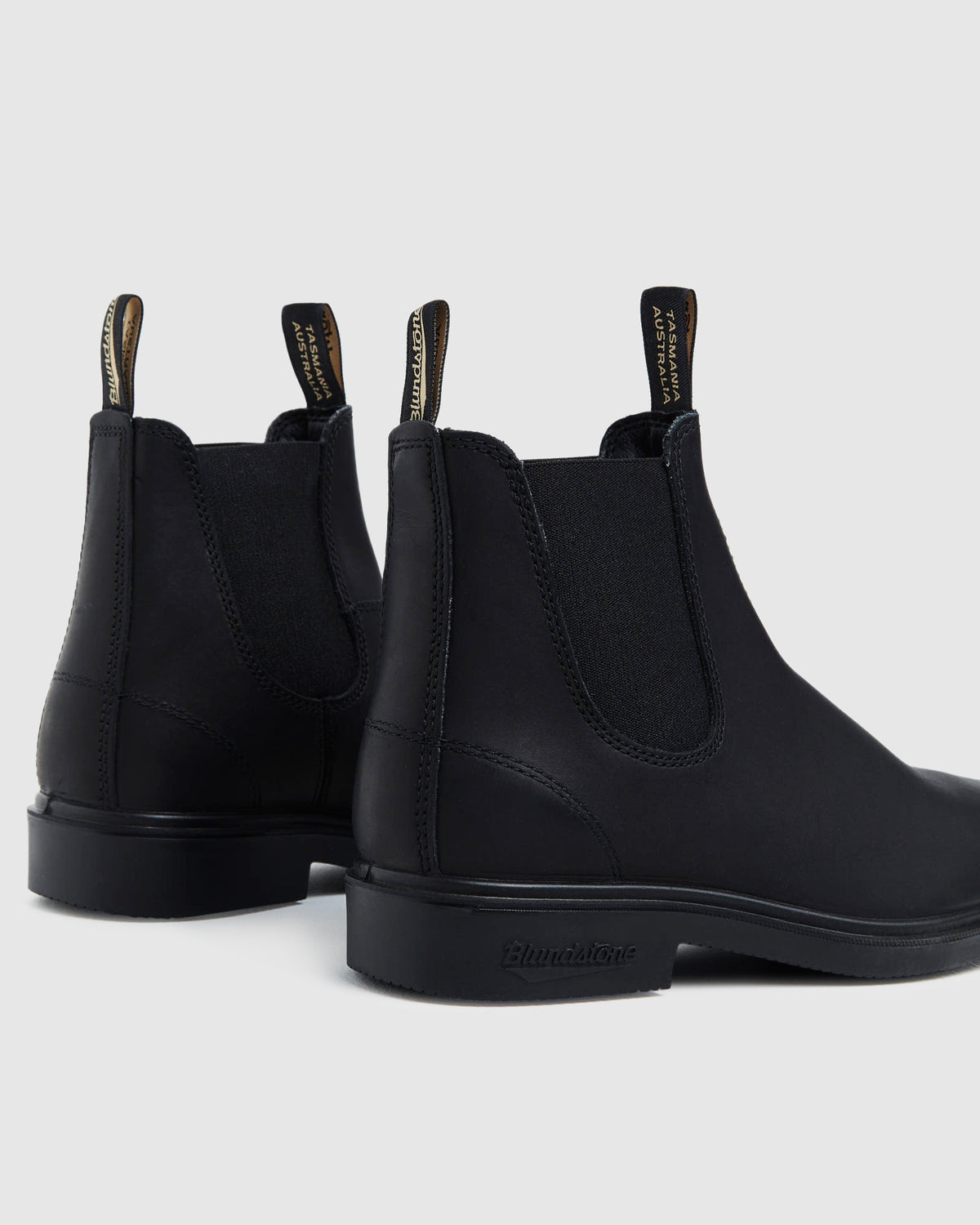 063 Leather Dress Boots Black BLACK