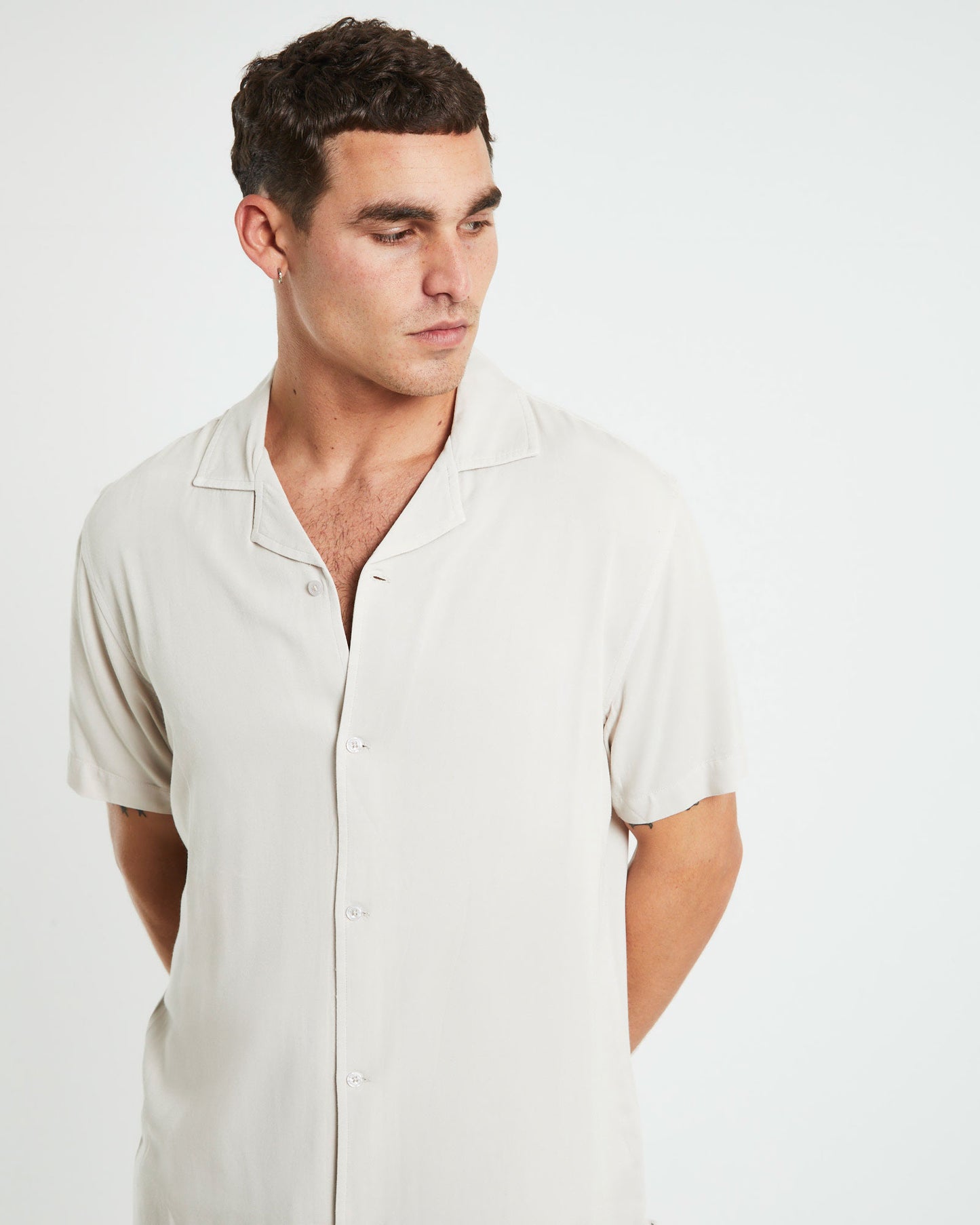 The Reckoner Short Sleeve Shirt Stone
