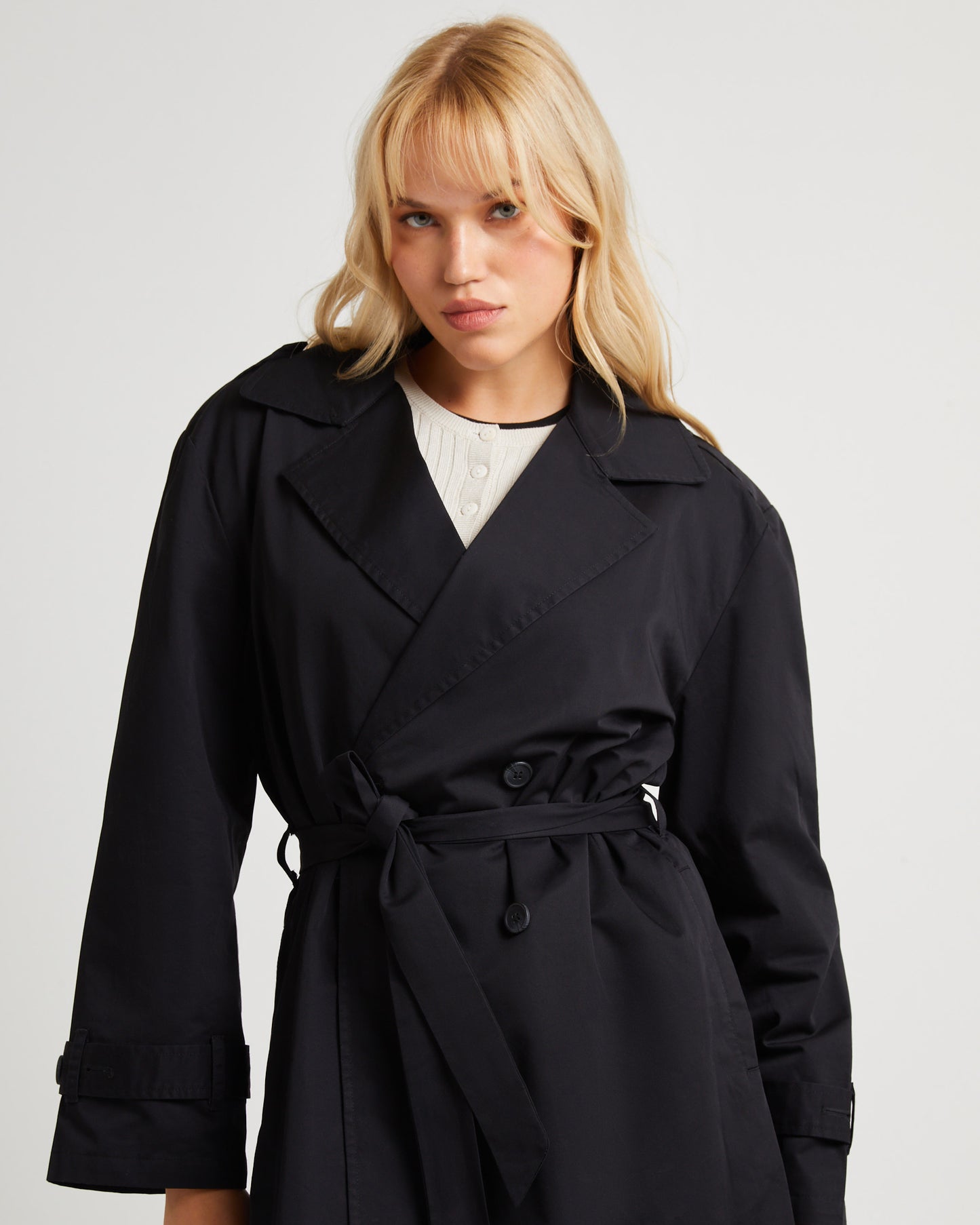 Tamika Trench Coat Black