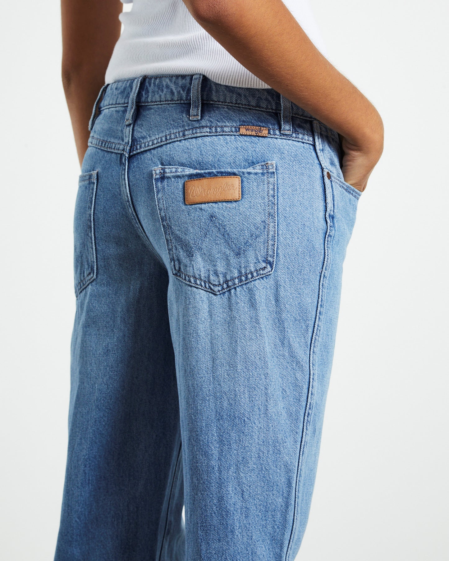 Low Rise Claudia Straight Jeans Mary Jane Blue