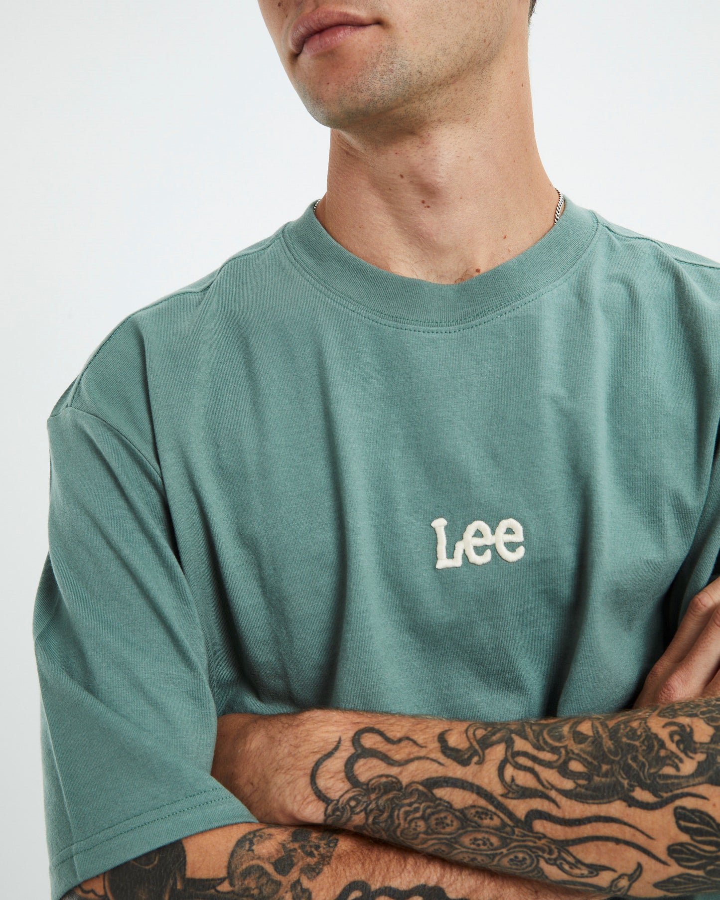 Altos Baggy Short Sleeve T-Shirt Smokey Jade Green