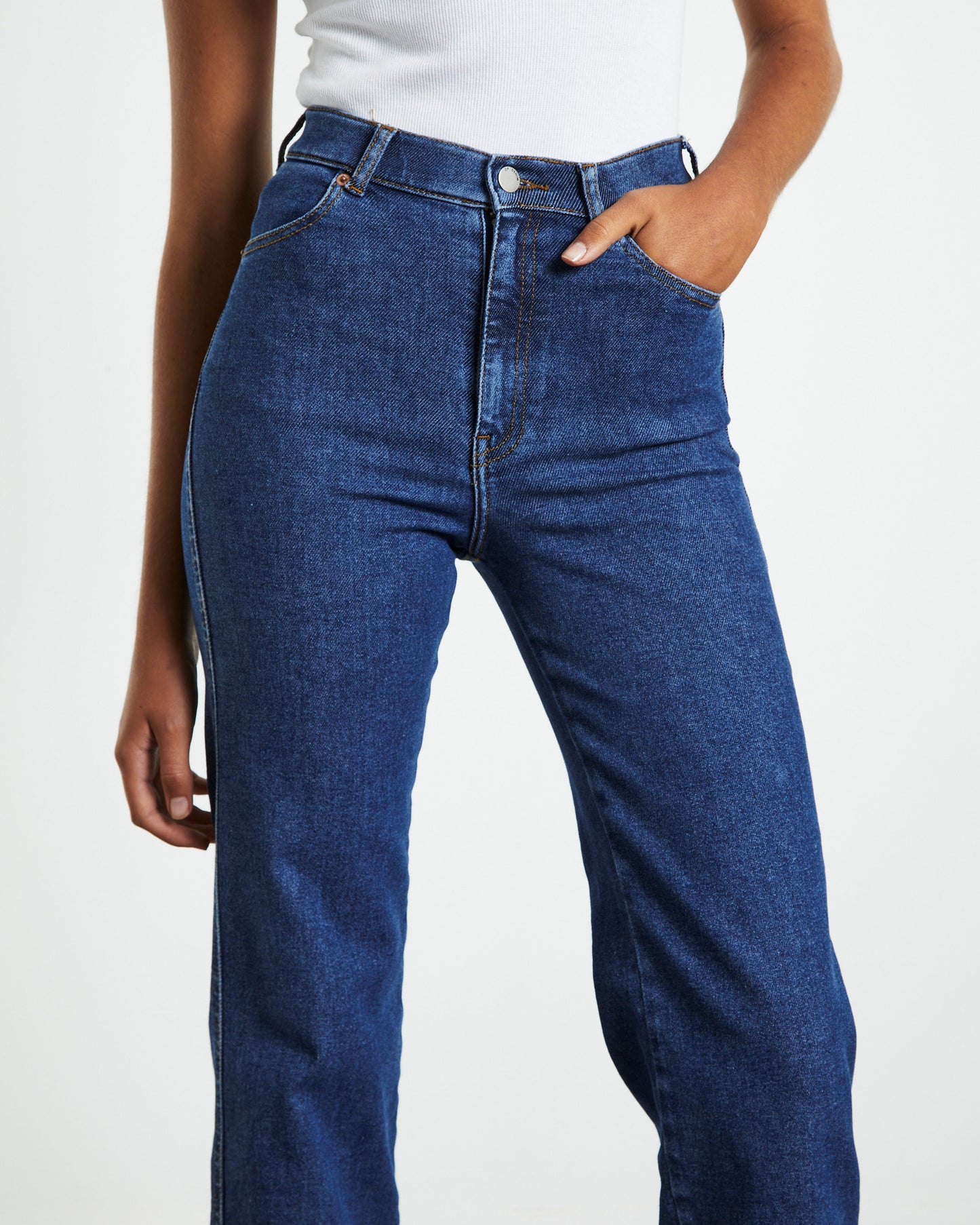 Moxy Straight Jeans Cape Dark Plain