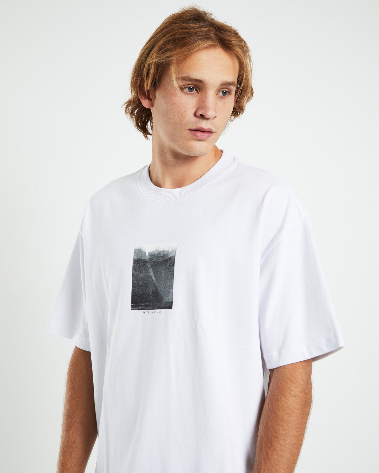 Chaos Faith Short Sleeve T-Shirt White