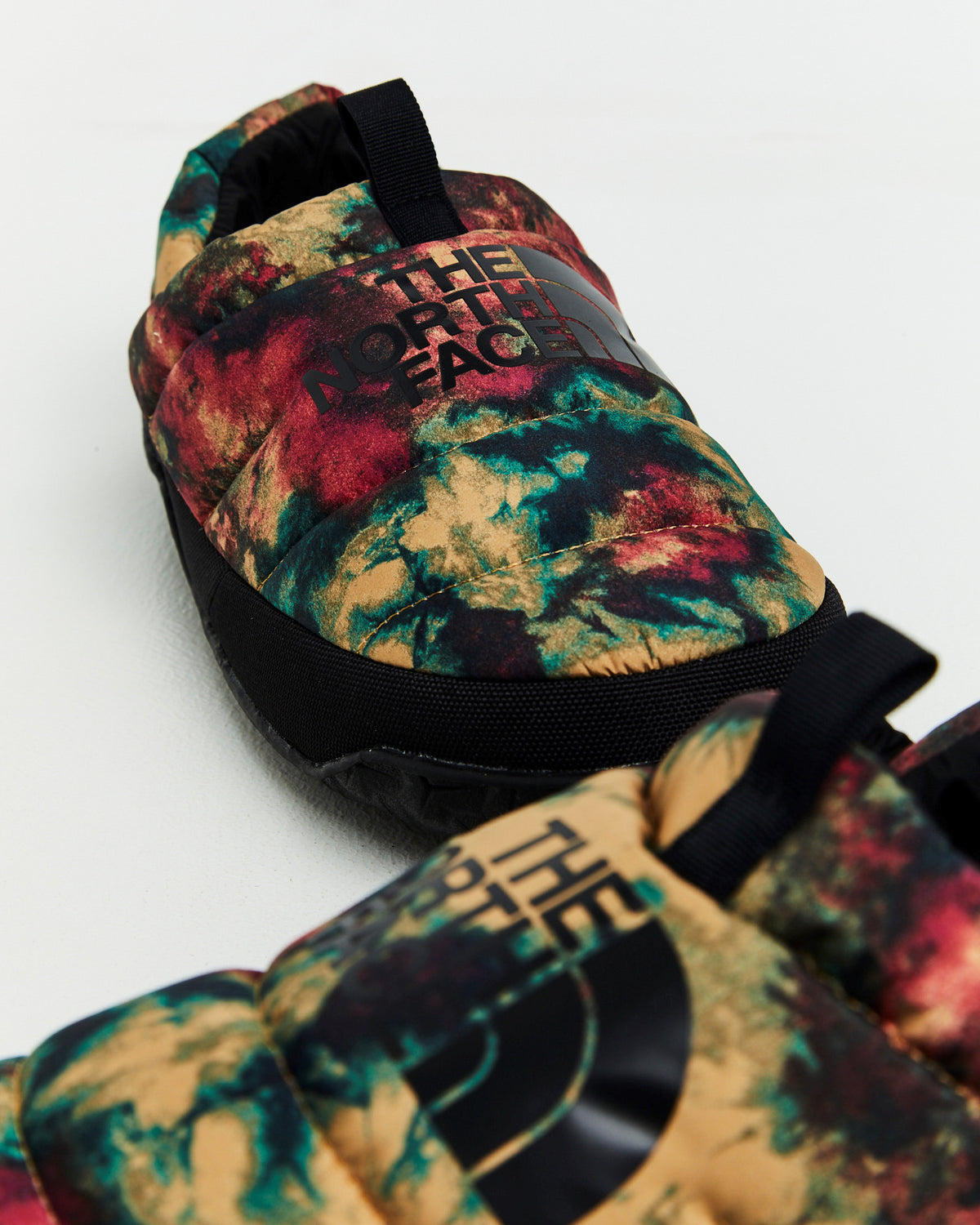 Nuptse Mules Tan/Icedye/Black Multi