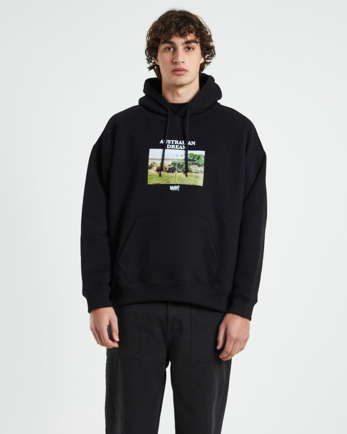 Australian Dream Hoodie in Black BLACK