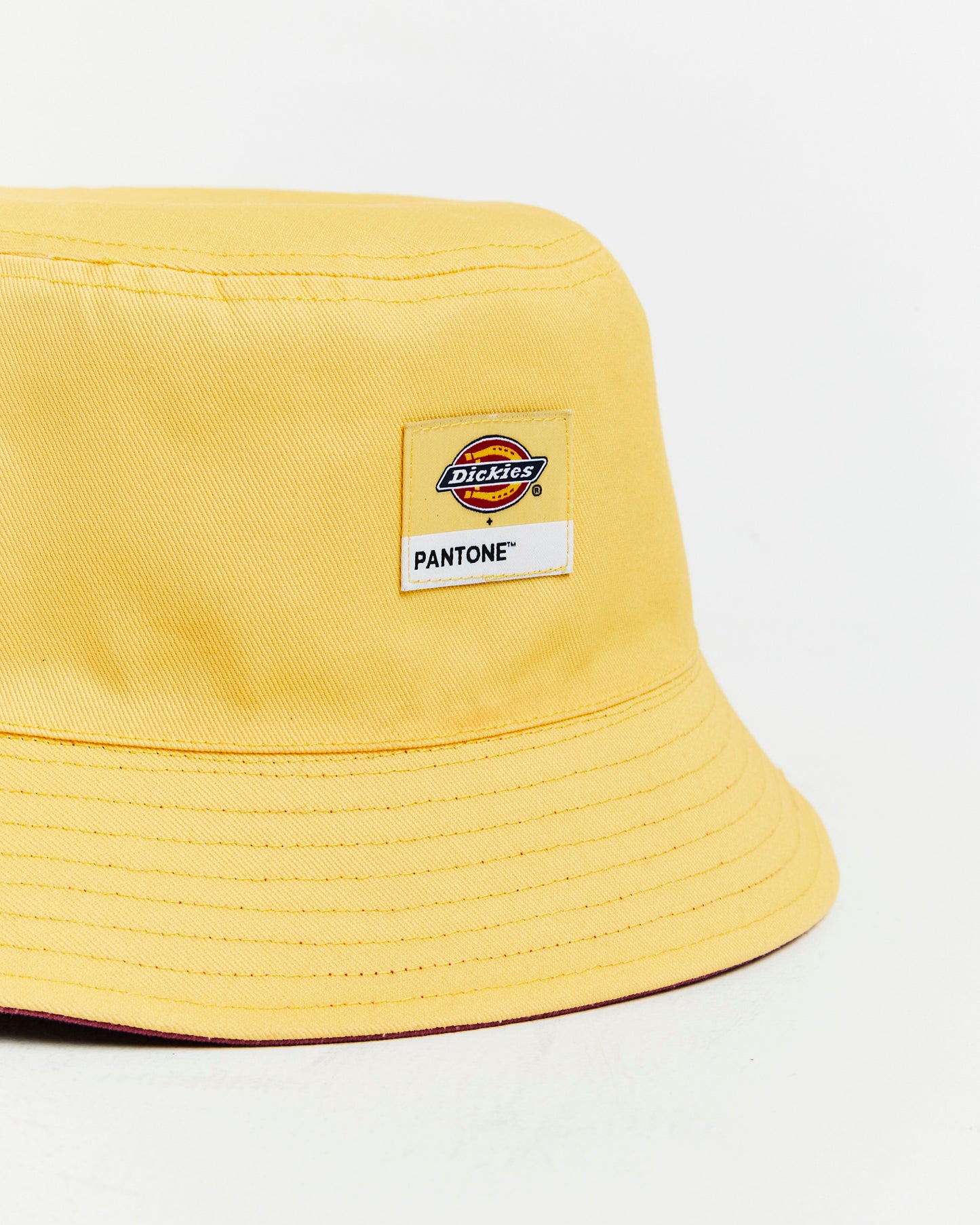 Reversible Bucket Hat in Malaga and Cornsilk Yellow