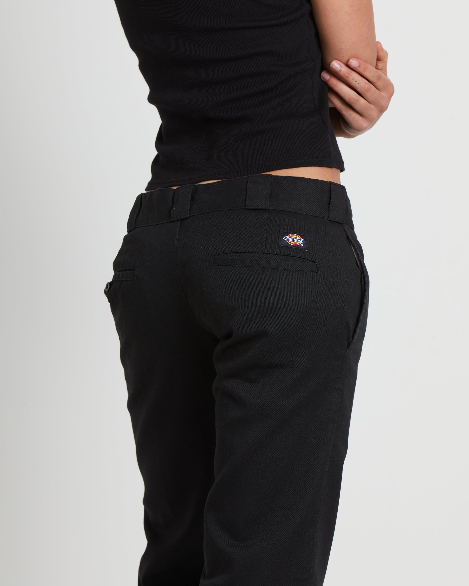 875 Washed Low Rider Pants in Black – General Pants