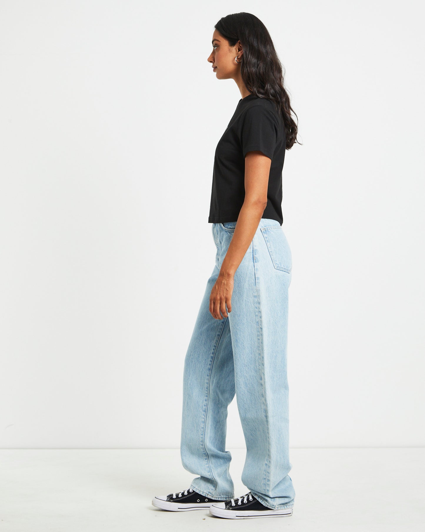 Plates Slim Tee in Black