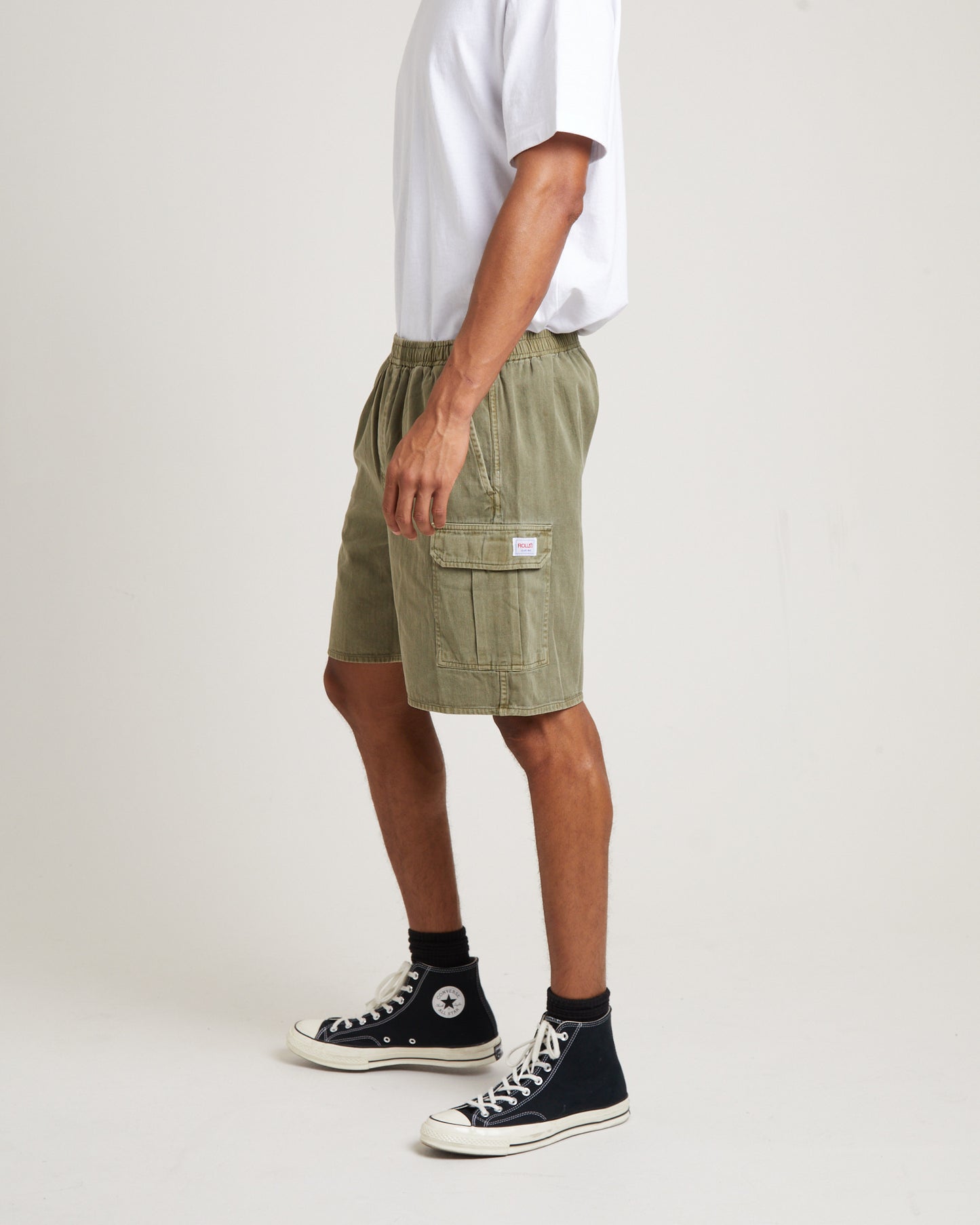 Tradie Cargo Shorts in Army