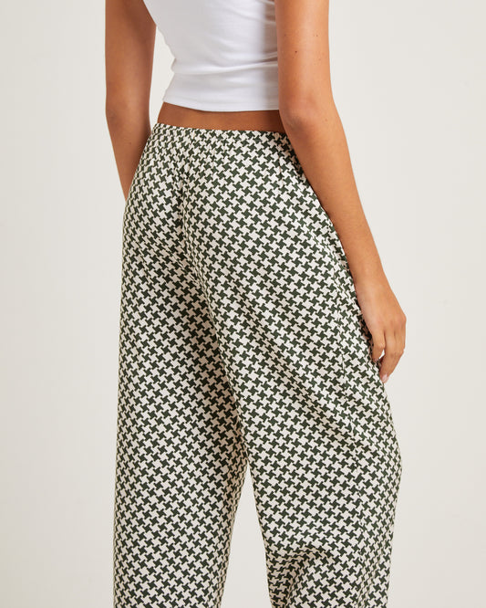 Minnie Crepe Pants Olive OLIVE