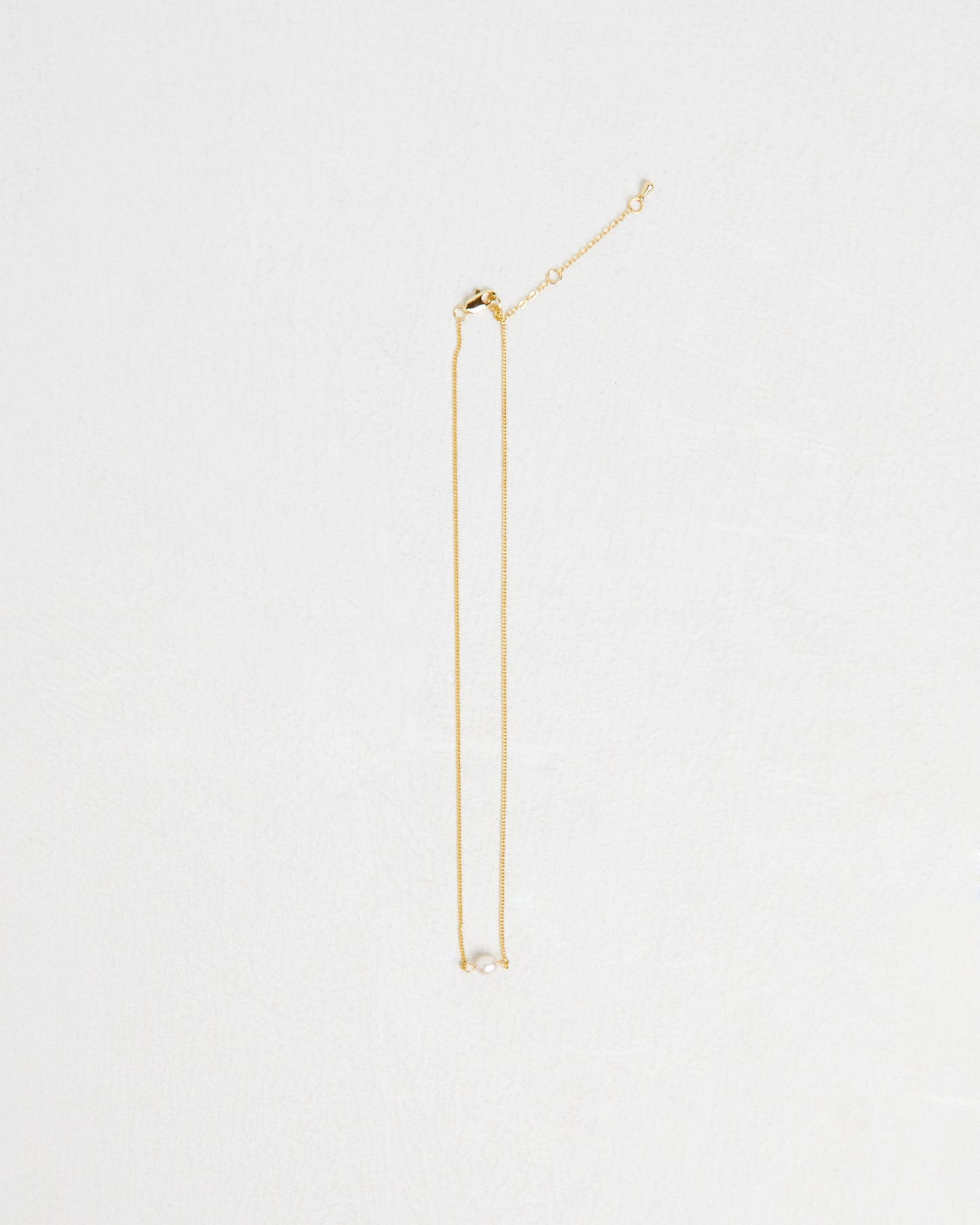 14K Gold Freshwater Pearl Drop Necklace