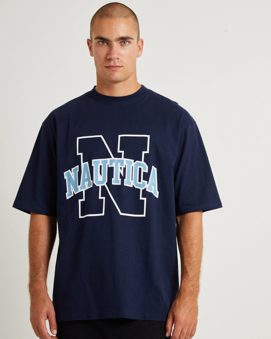 Omega Short Sleeve T-Shirt Navy NAVY