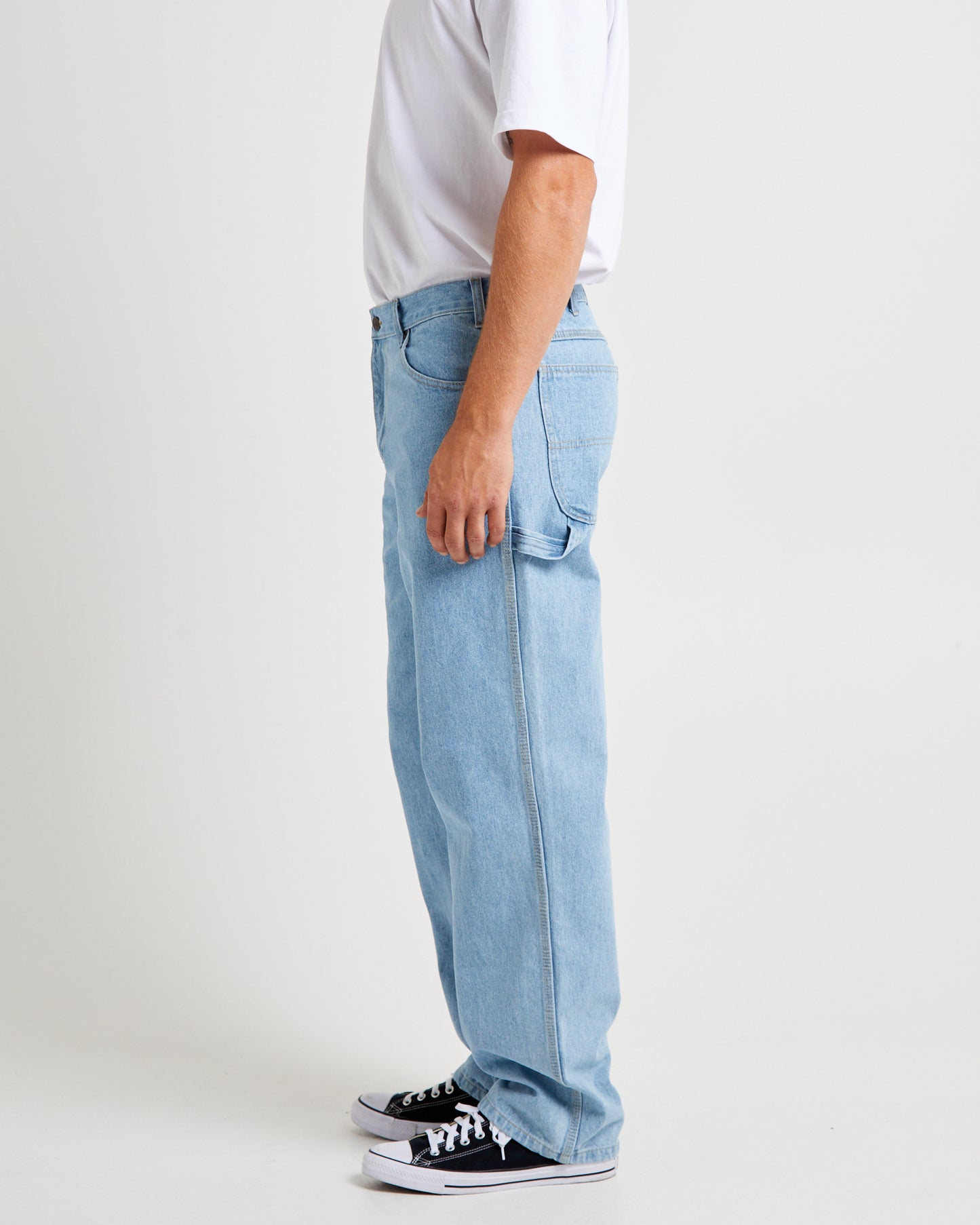 Relaxed Fit Carpenter Denim Jeans Light