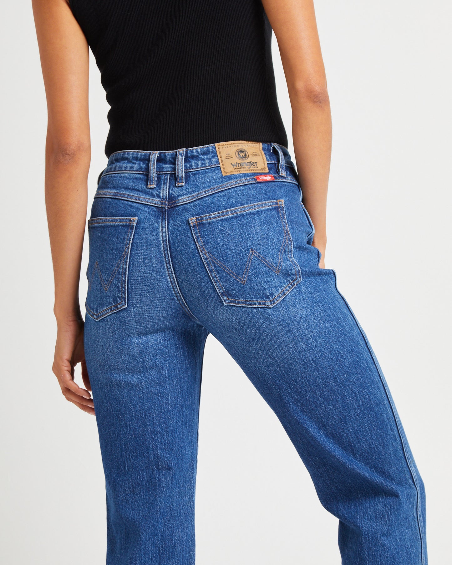 Mid Tori Slim Straight Denim Jeans  5 Year Fade