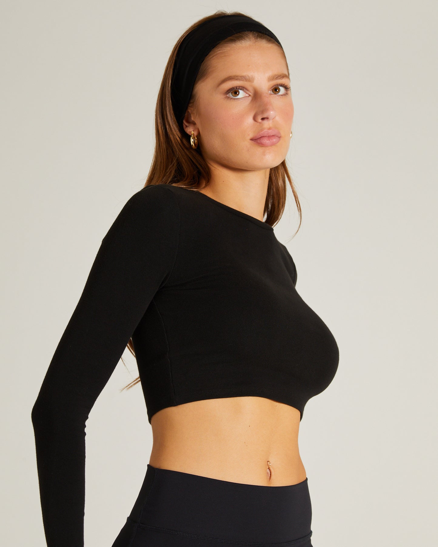Long Sleeve Crop Top
