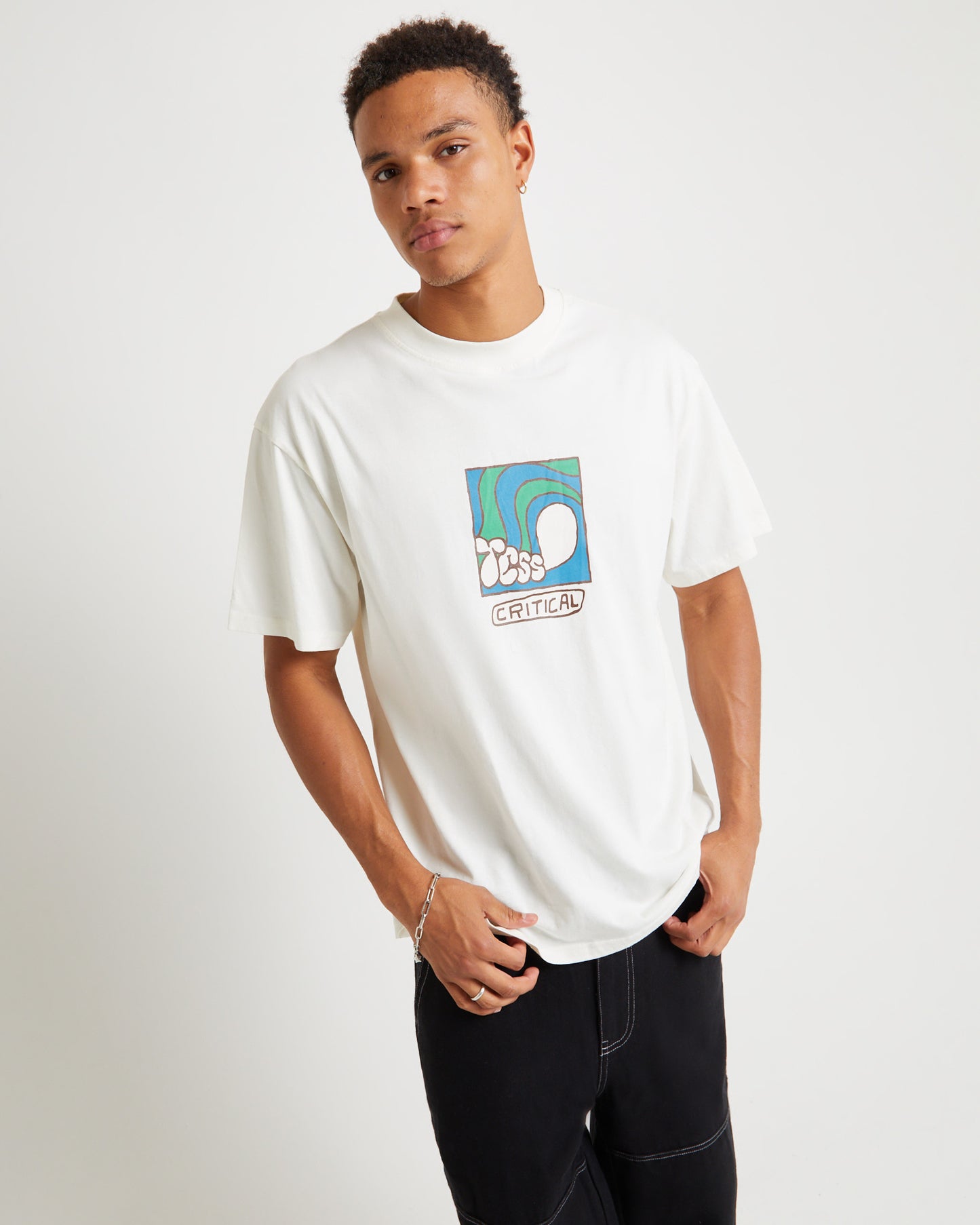 Washroom Short Sleeve T-Shirt Vintage White