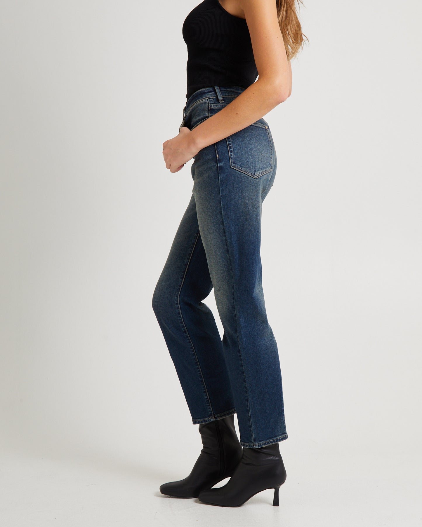 Nico Straight Denim Jeans Gold Mine
