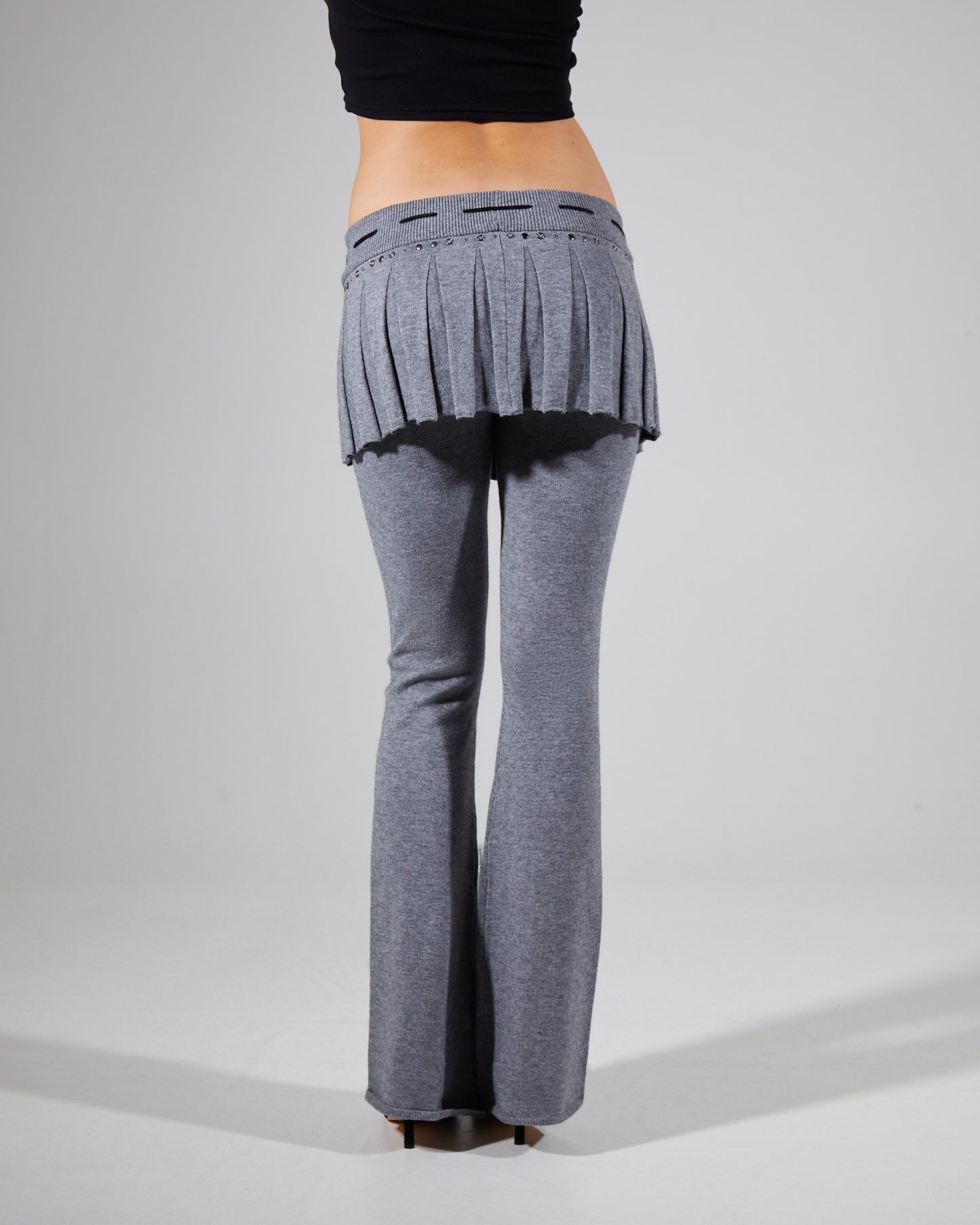 WFH Studded Skirt Trousers