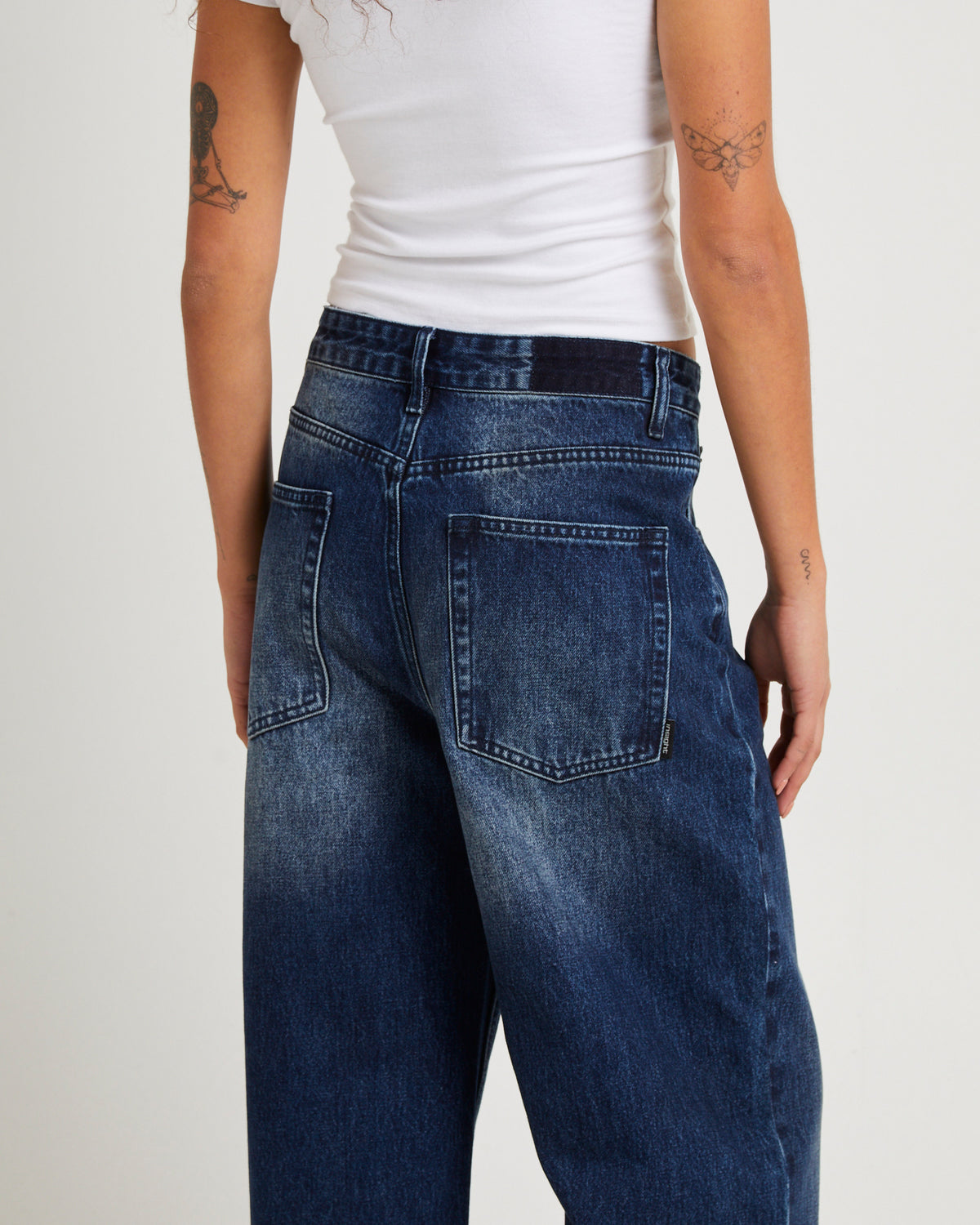 Rez Maxi Baggy Denim Jeans DIRTY BLUE TINT