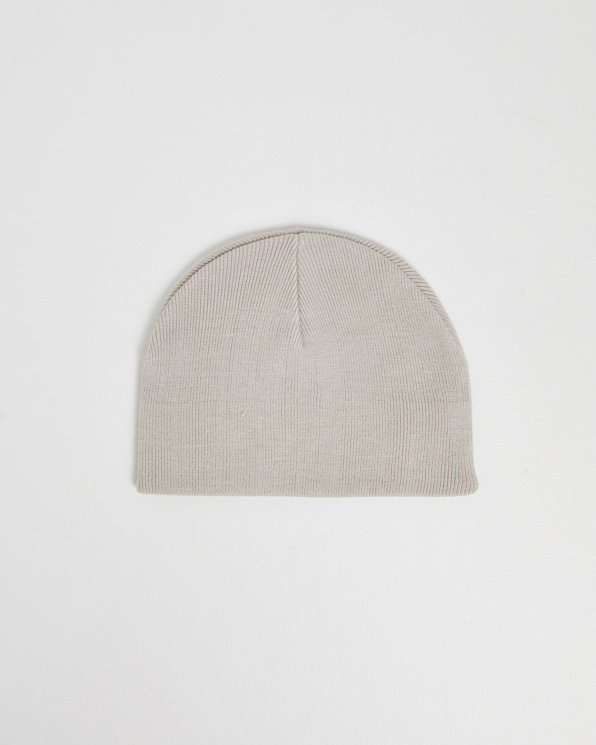 Debossed Stock Skull Cap Beanie Black SILVER