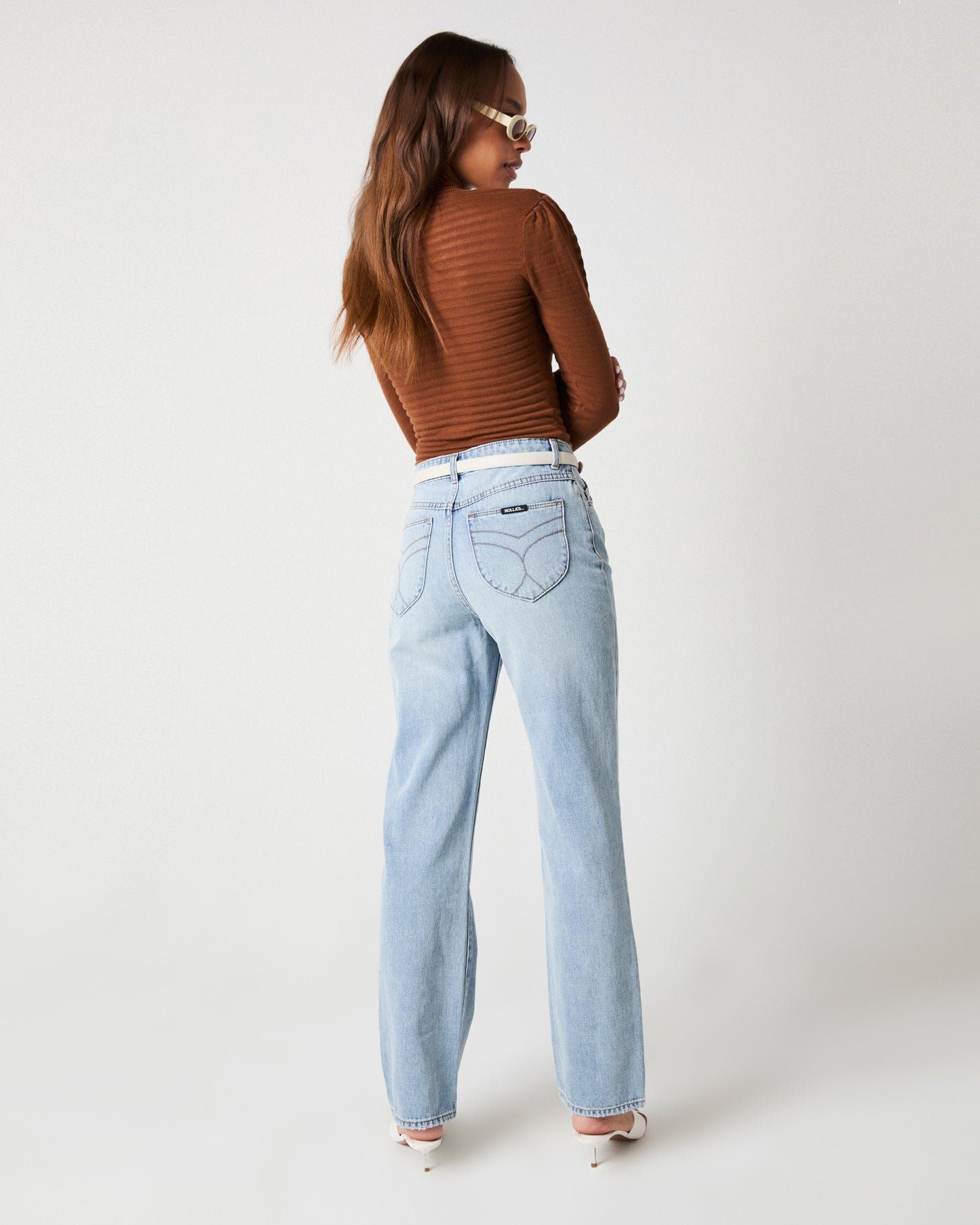 90s Relaxed Jeans Faded Blue